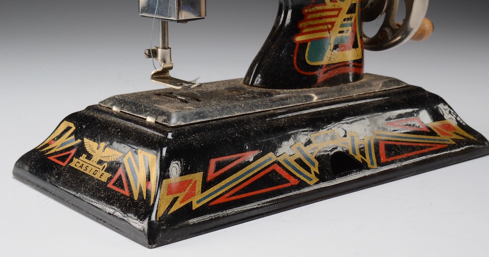 1950s Casige Toy Sewing Machine in Original Box