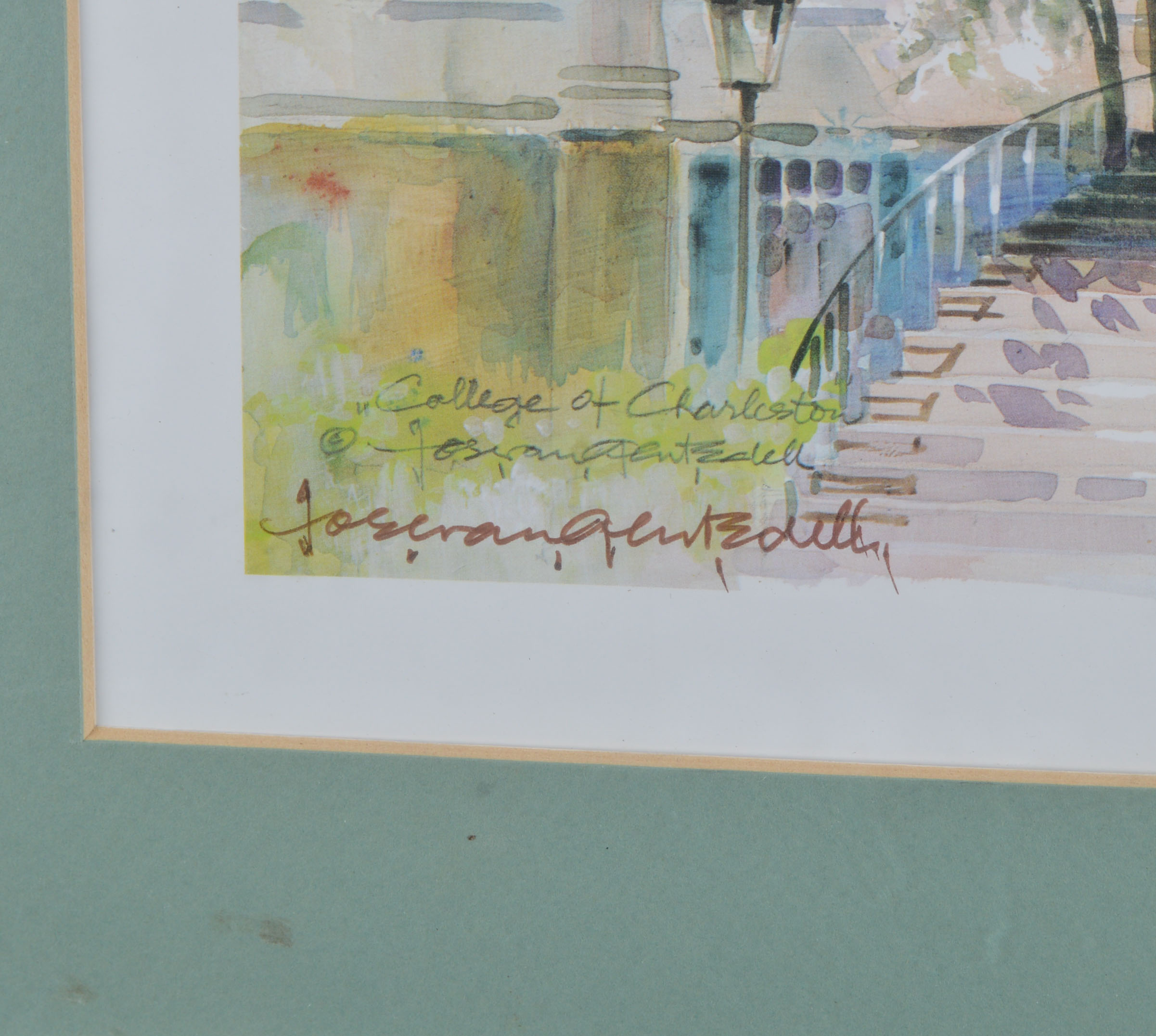 Watercolor Print of College of Charleston's Randolph Hall