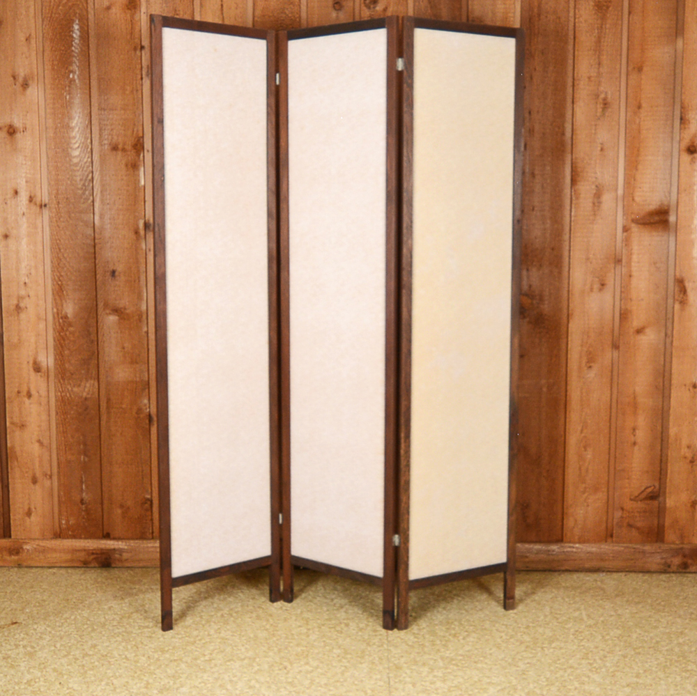 Vintage Three Panel Room Divider