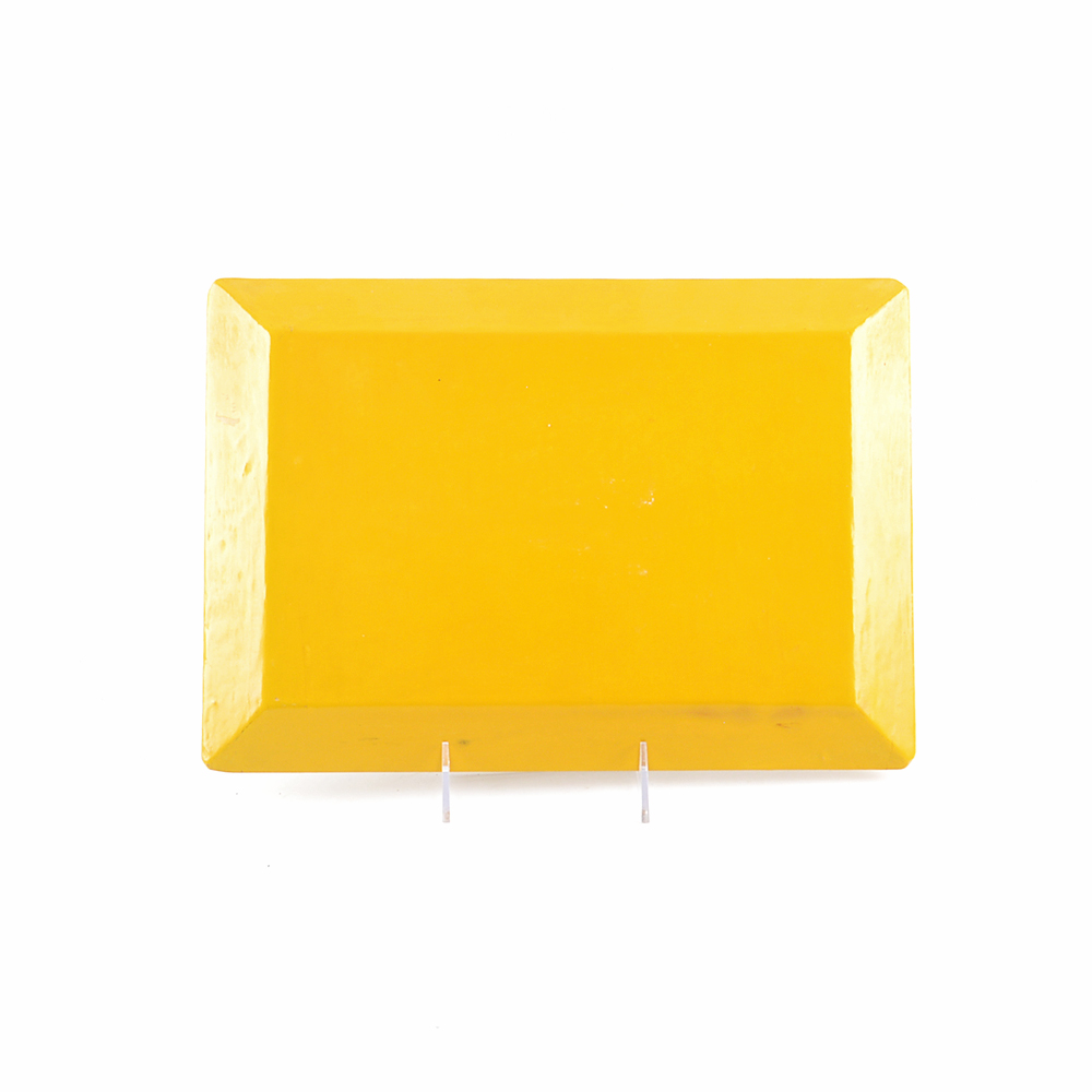 Vintage Decorative Yellow and Black Tray