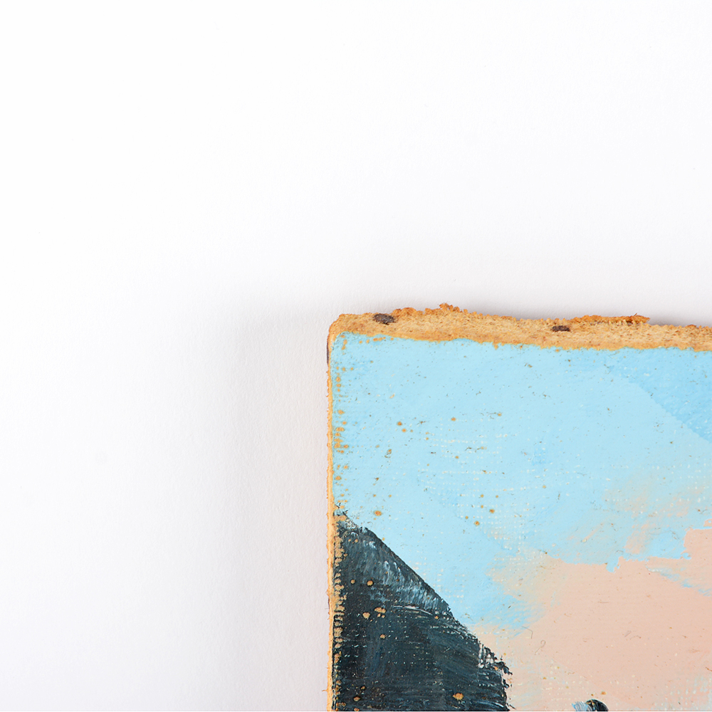 Original Signed Oil Painting of a Village Street Scene