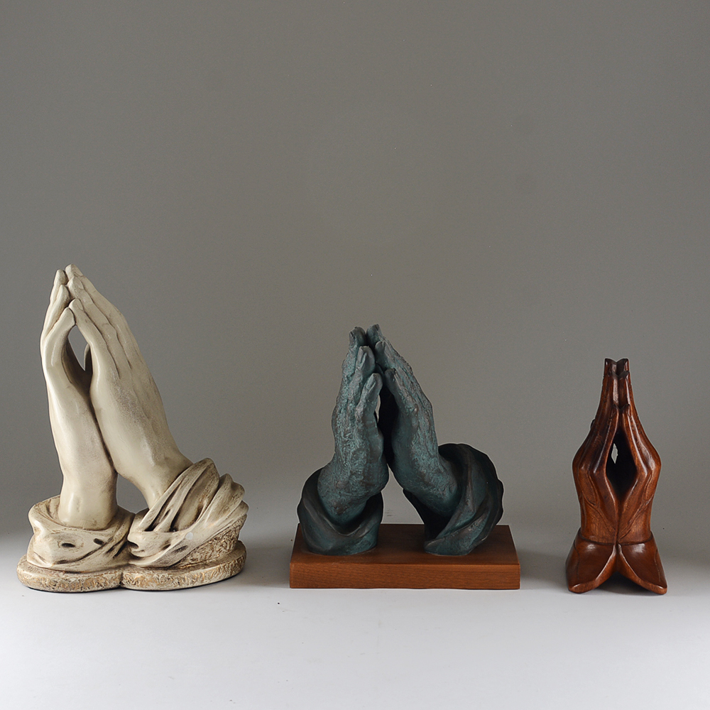 Collection of Praying Hands Statues
