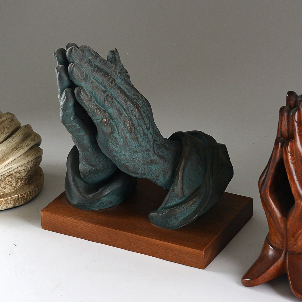 Collection of Praying Hands Statues
