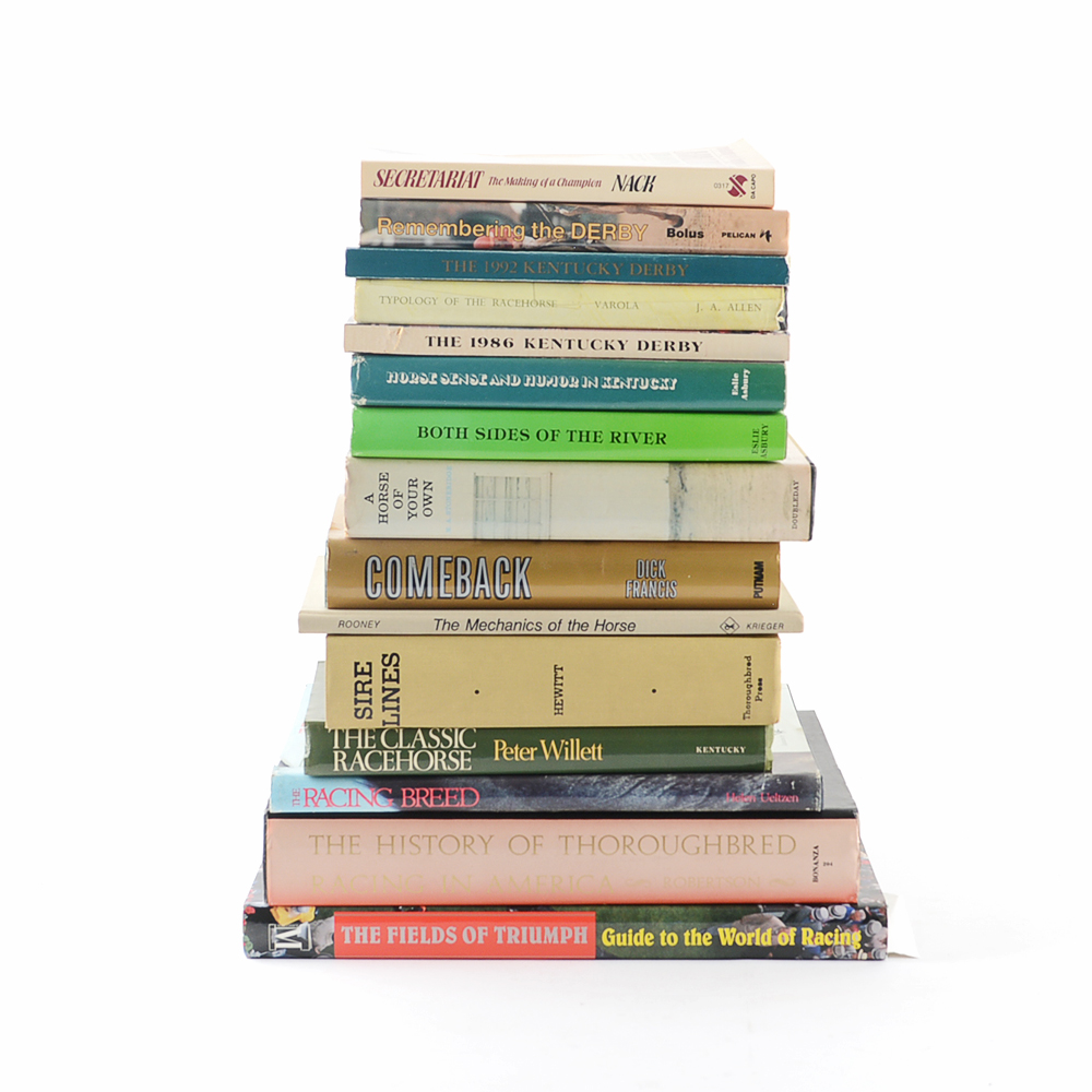 Assortment of Horse Racing Reference and Literature