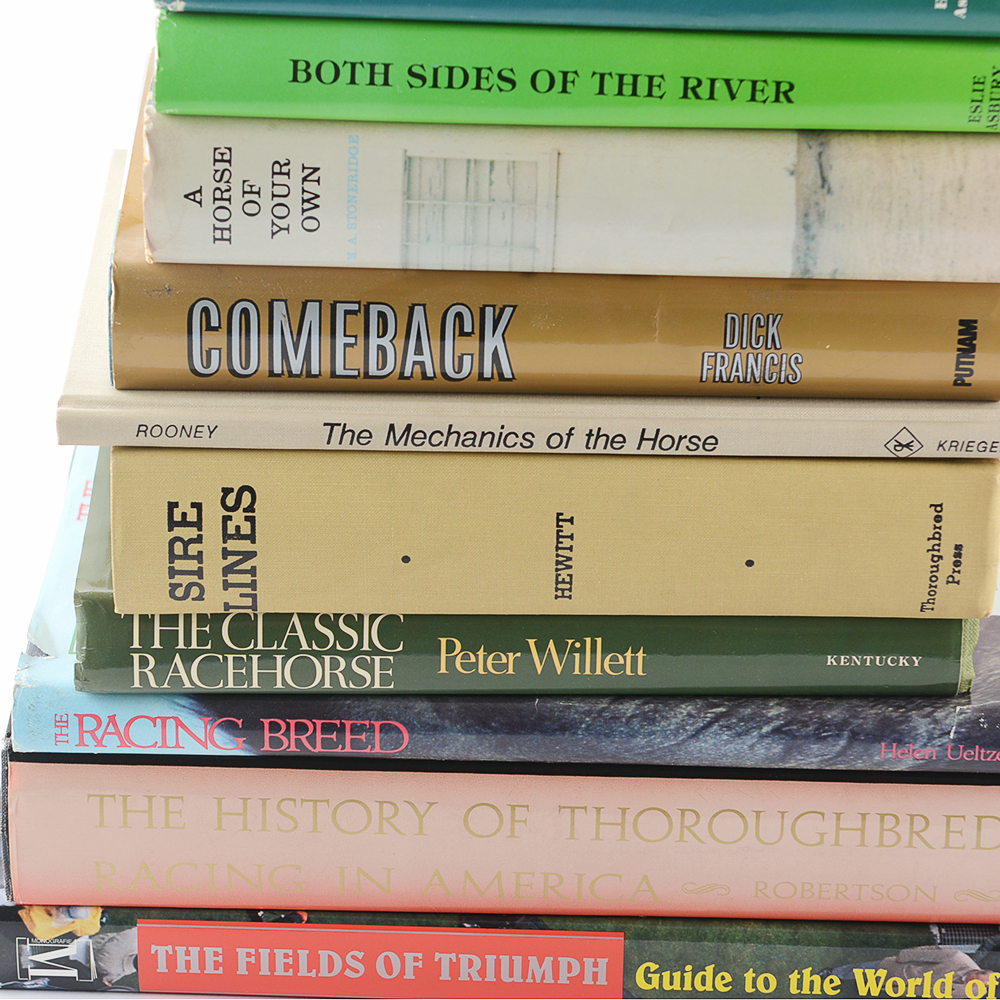 Assortment of Horse Racing Reference and Literature
