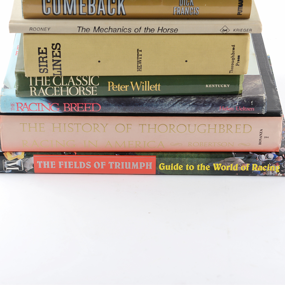 Assortment of Horse Racing Reference and Literature