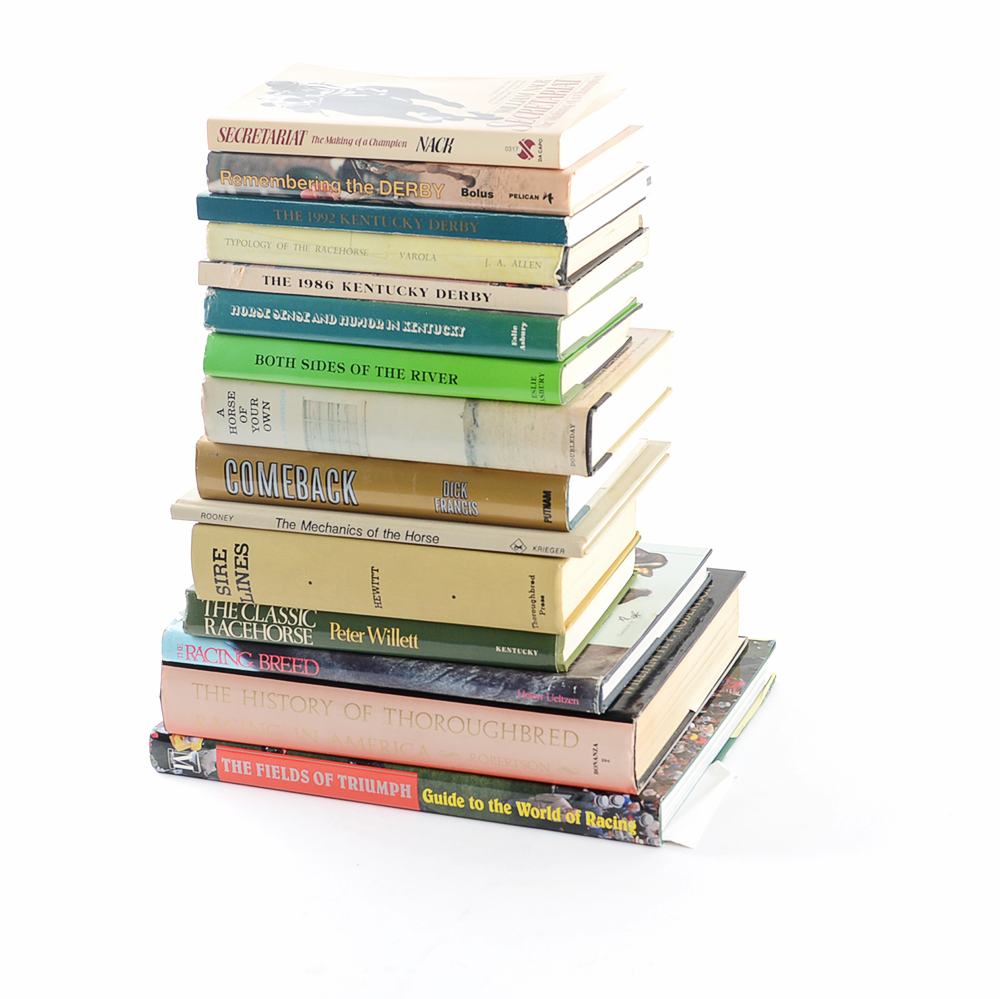 Assortment of Horse Racing Reference and Literature