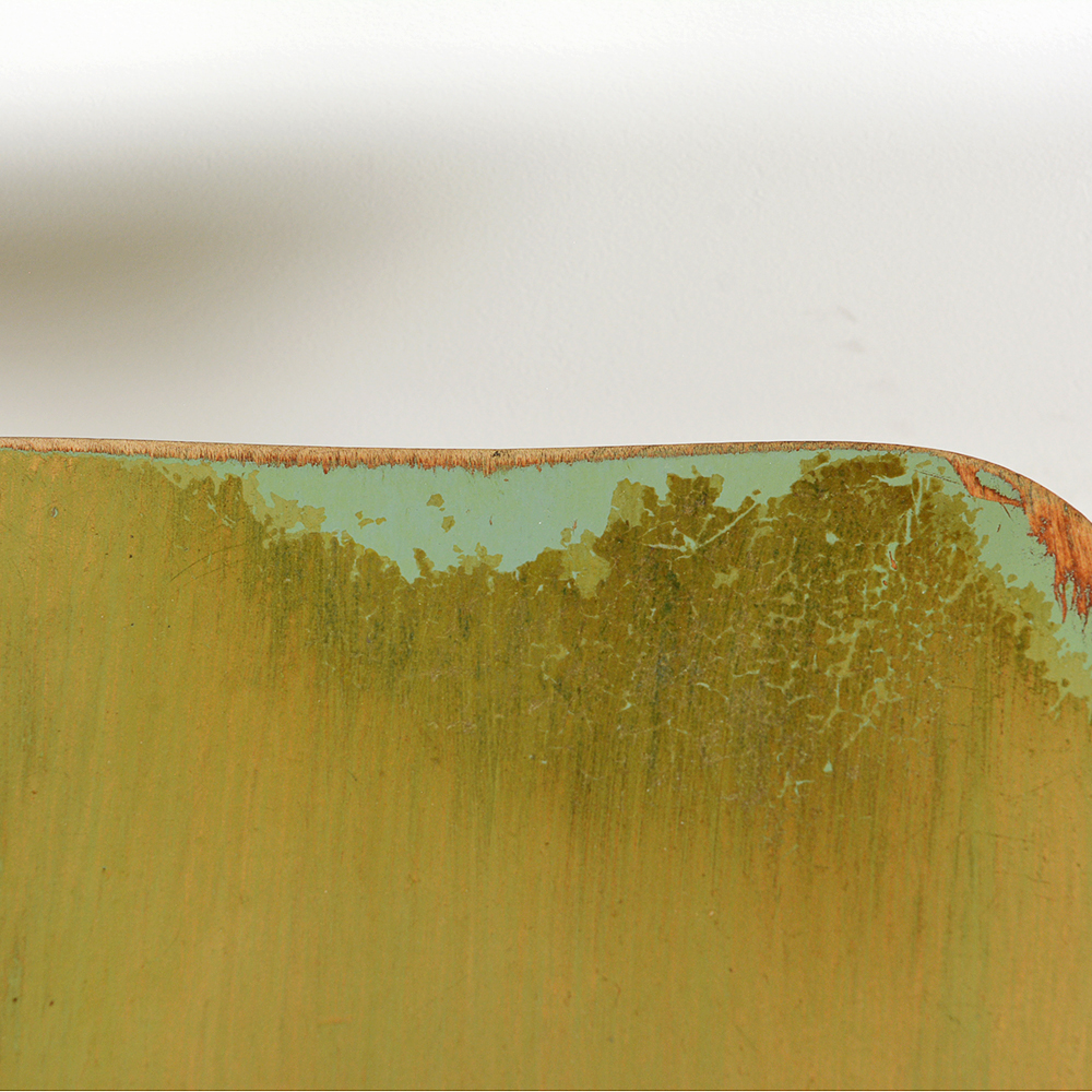 Vintage Painted Brace Back Side Chair