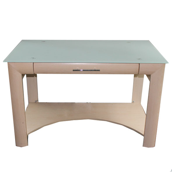 Desk With Tempered Glass Top
