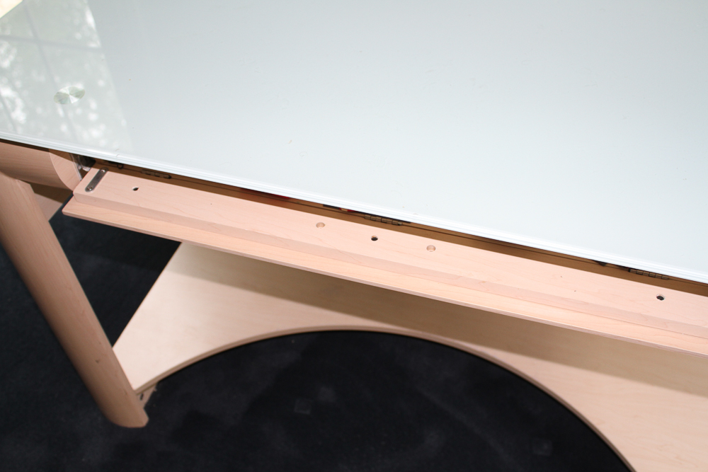 Desk With Tempered Glass Top