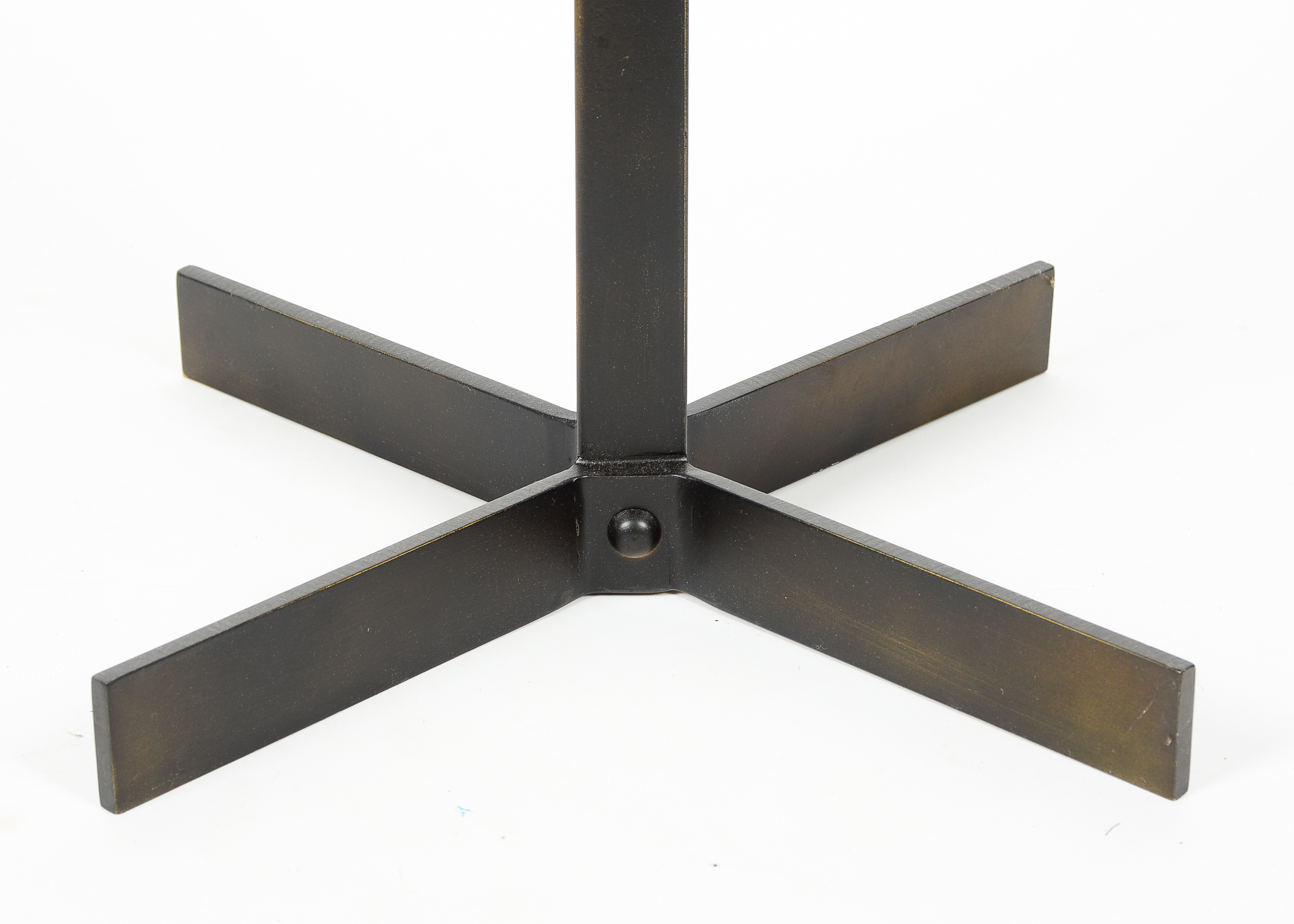 Stone and Metal Side Table by Noir