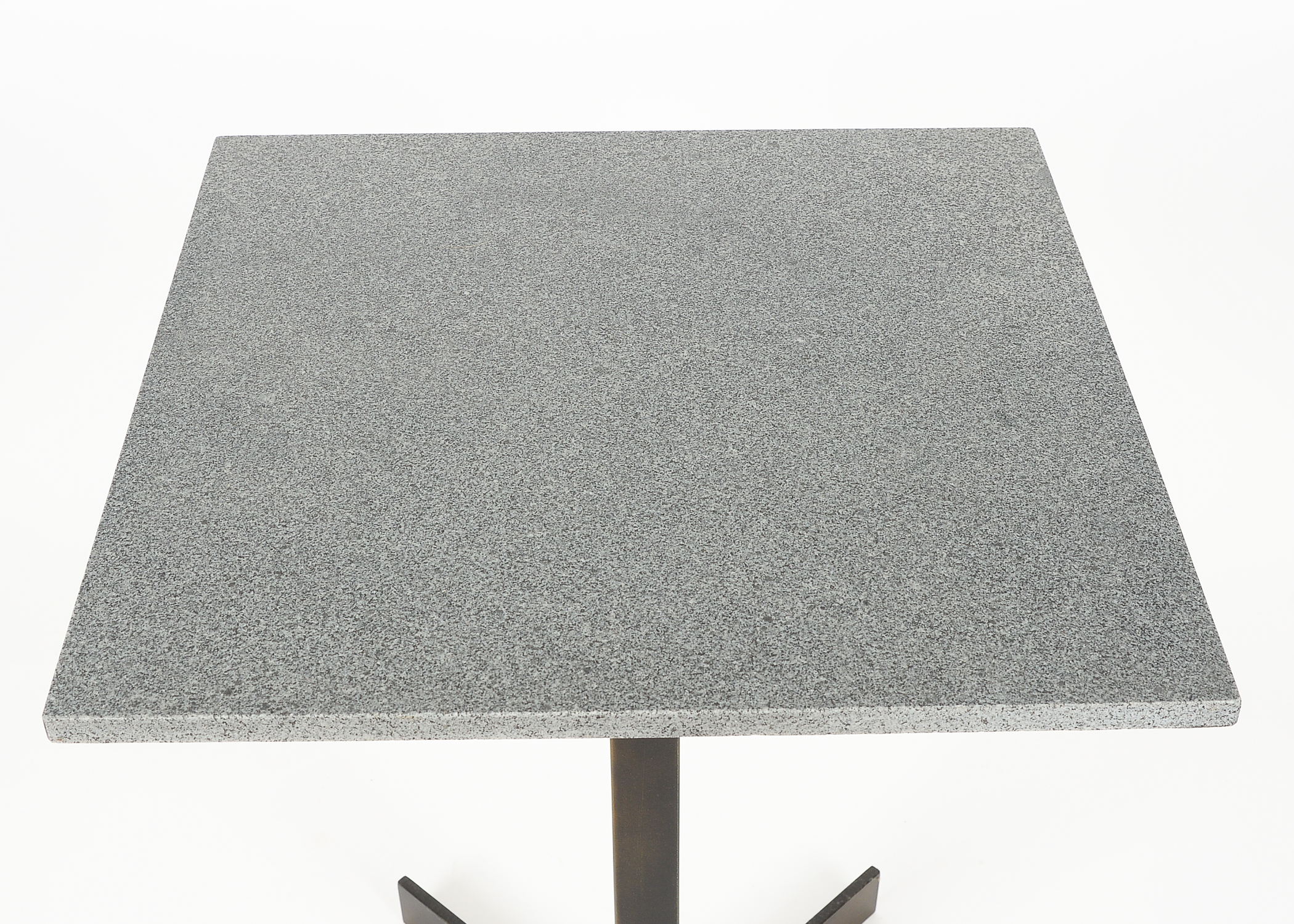 Stone and Metal Side Table by Noir