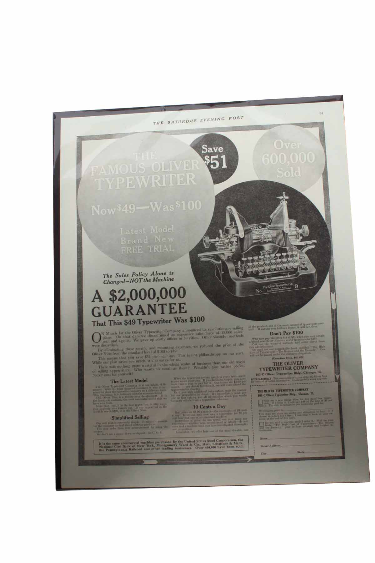 Antique Oliver Typewriter