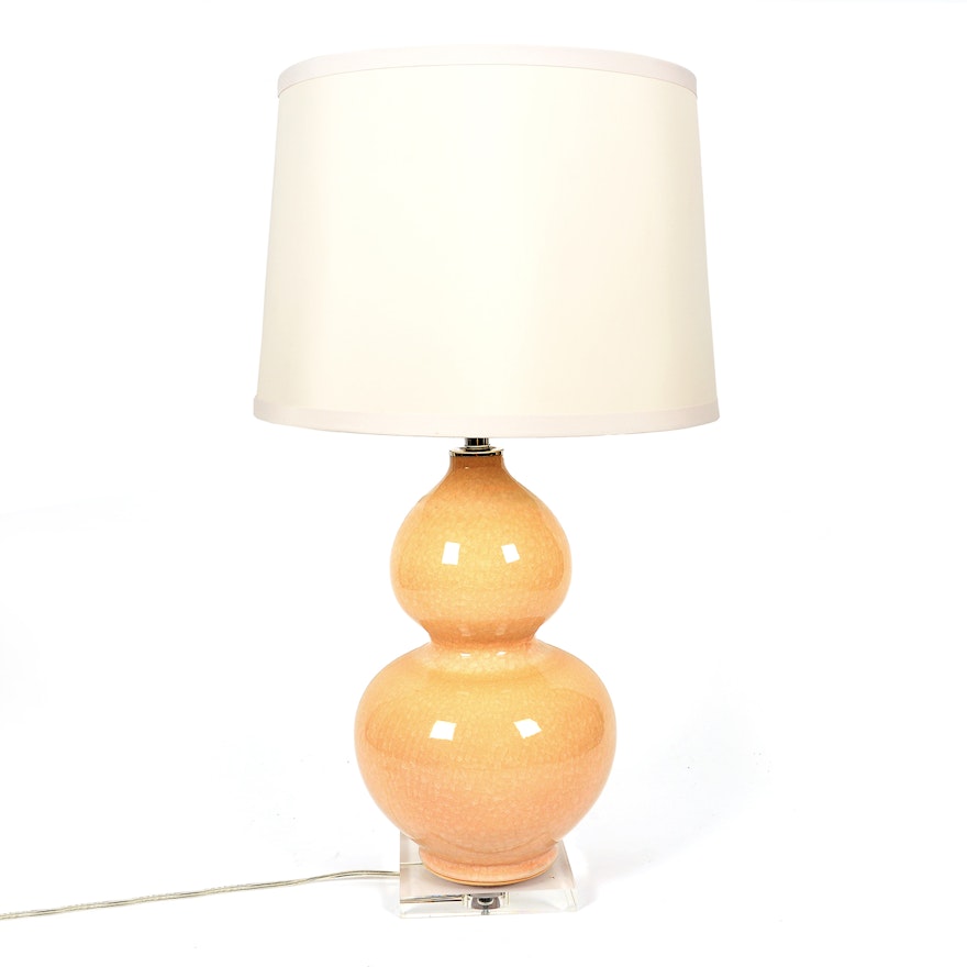 Cream Ceramic Table Lamp by Port 68