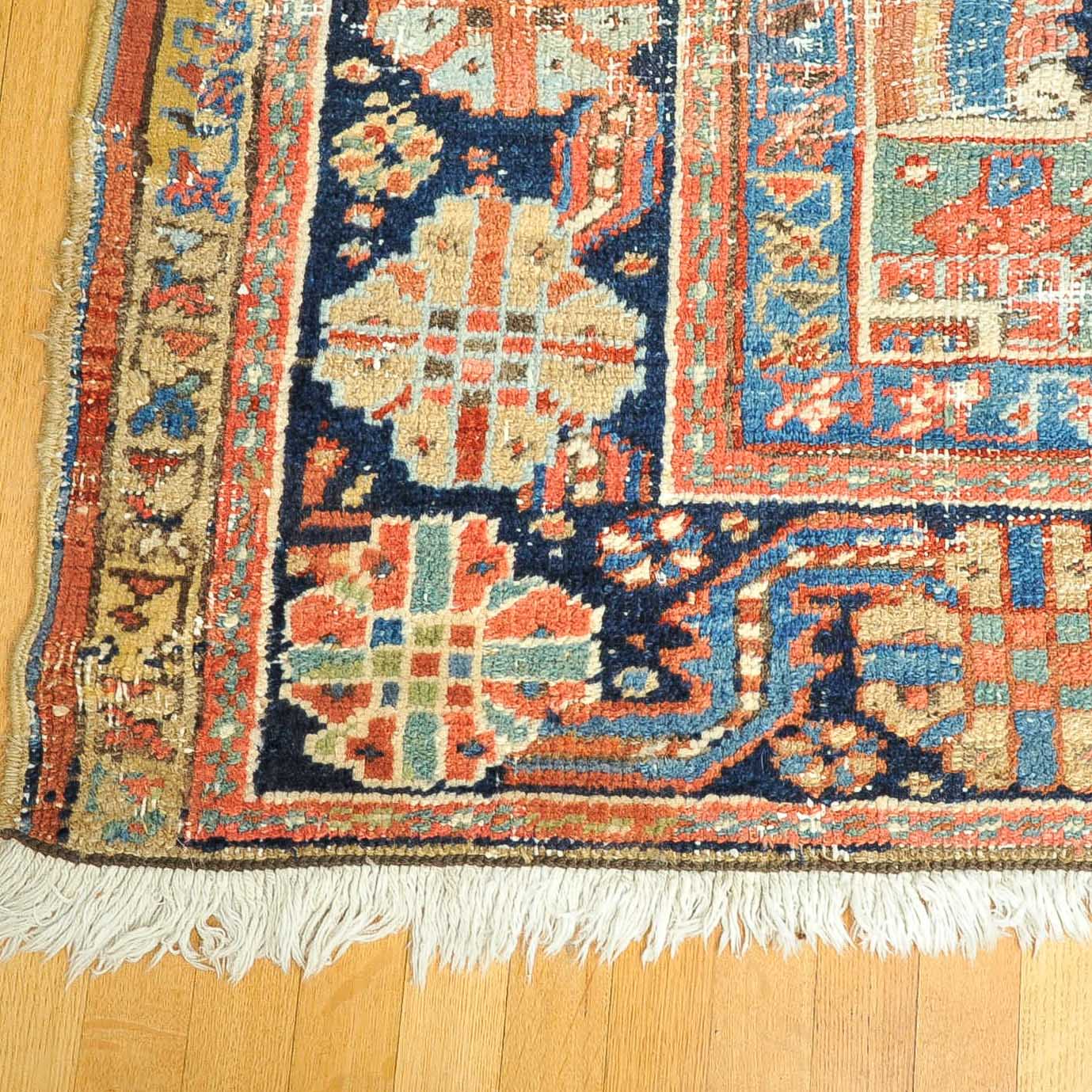 Handwoven Wool Heriz Serapi Area Rug