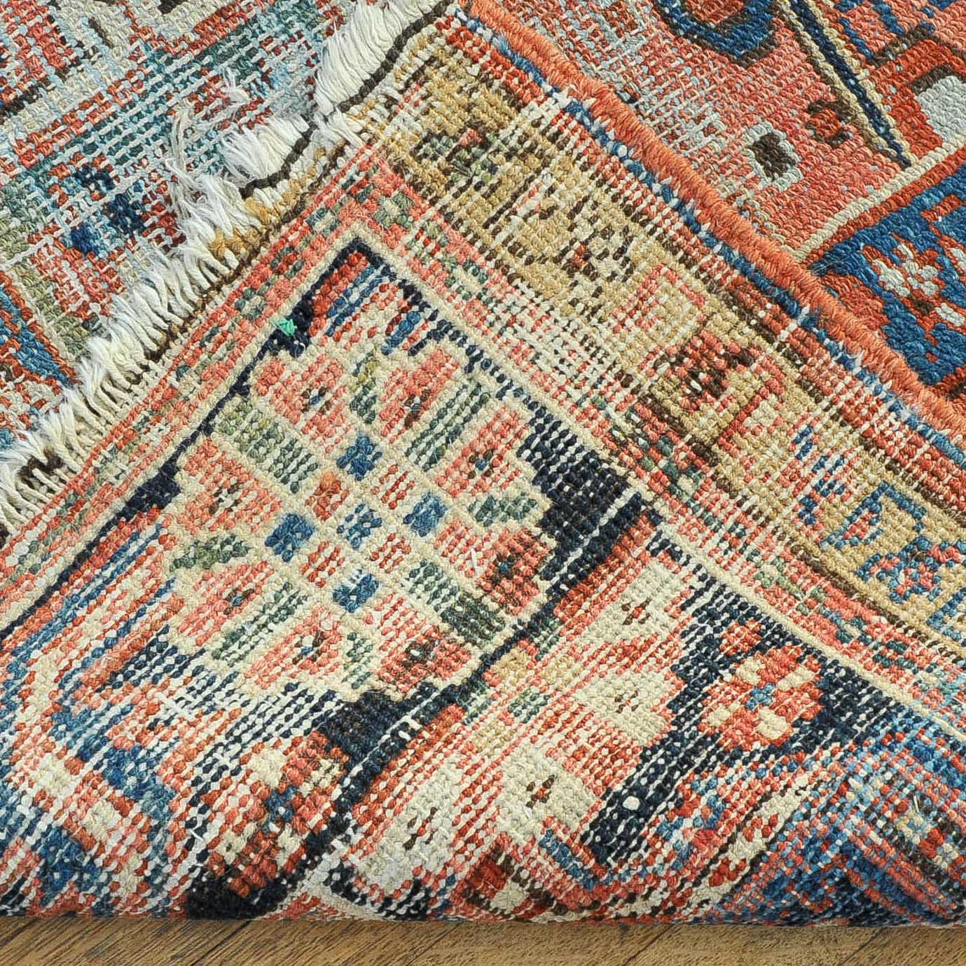 Handwoven Wool Heriz Serapi Area Rug