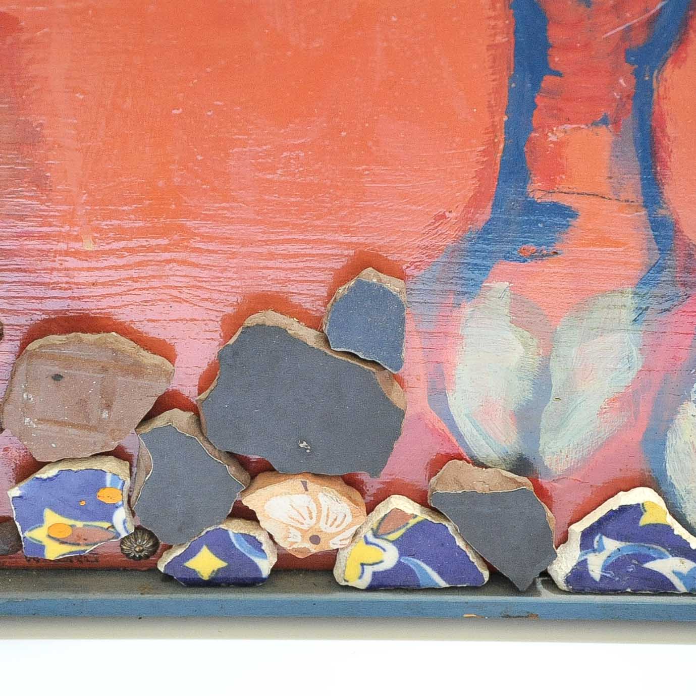 Signed Original Warren Long Oil on Board