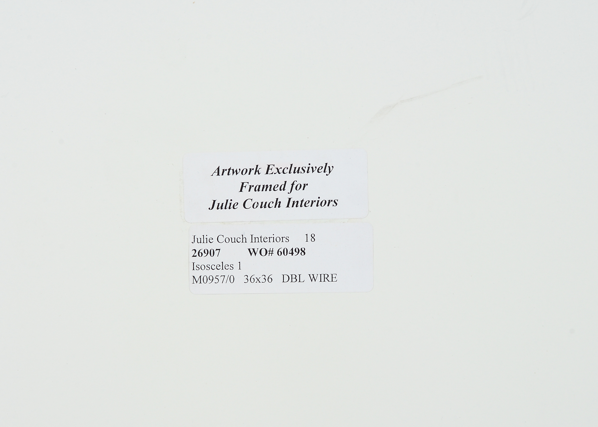 Geometric Watercolor on Paper