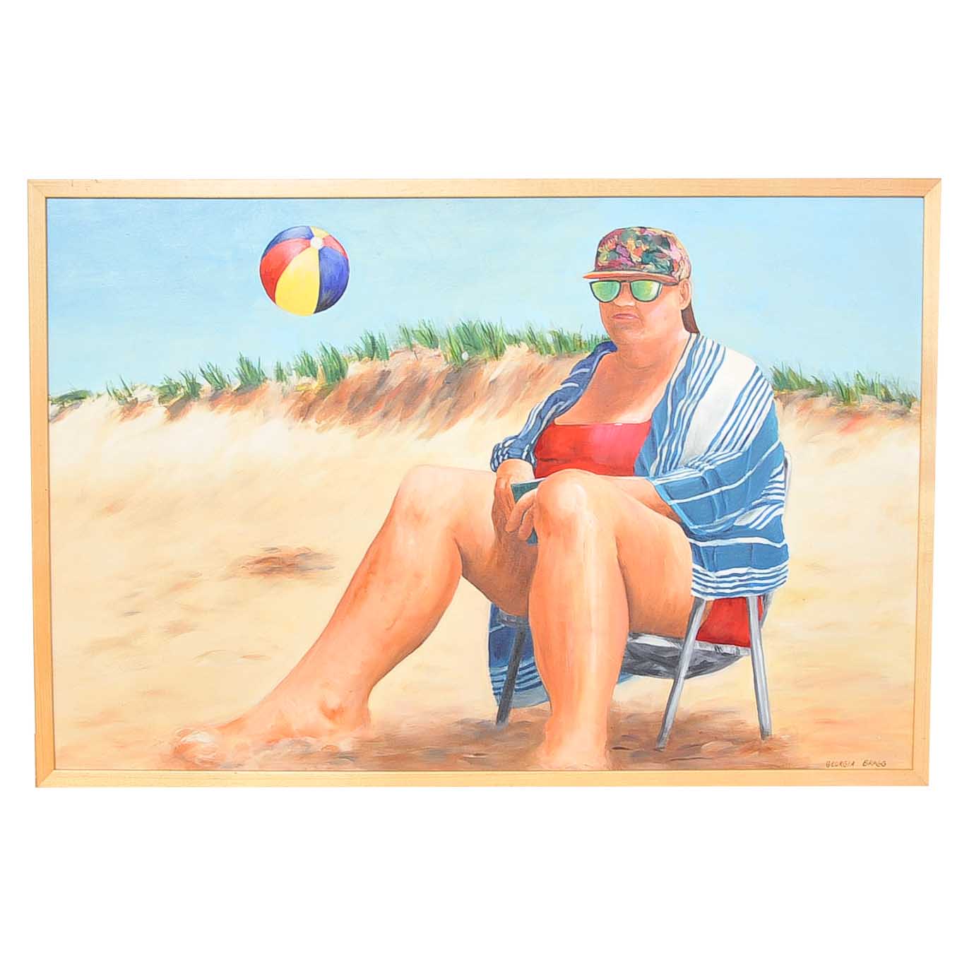 Original Georgia Bragg Acrylic on Board Painting