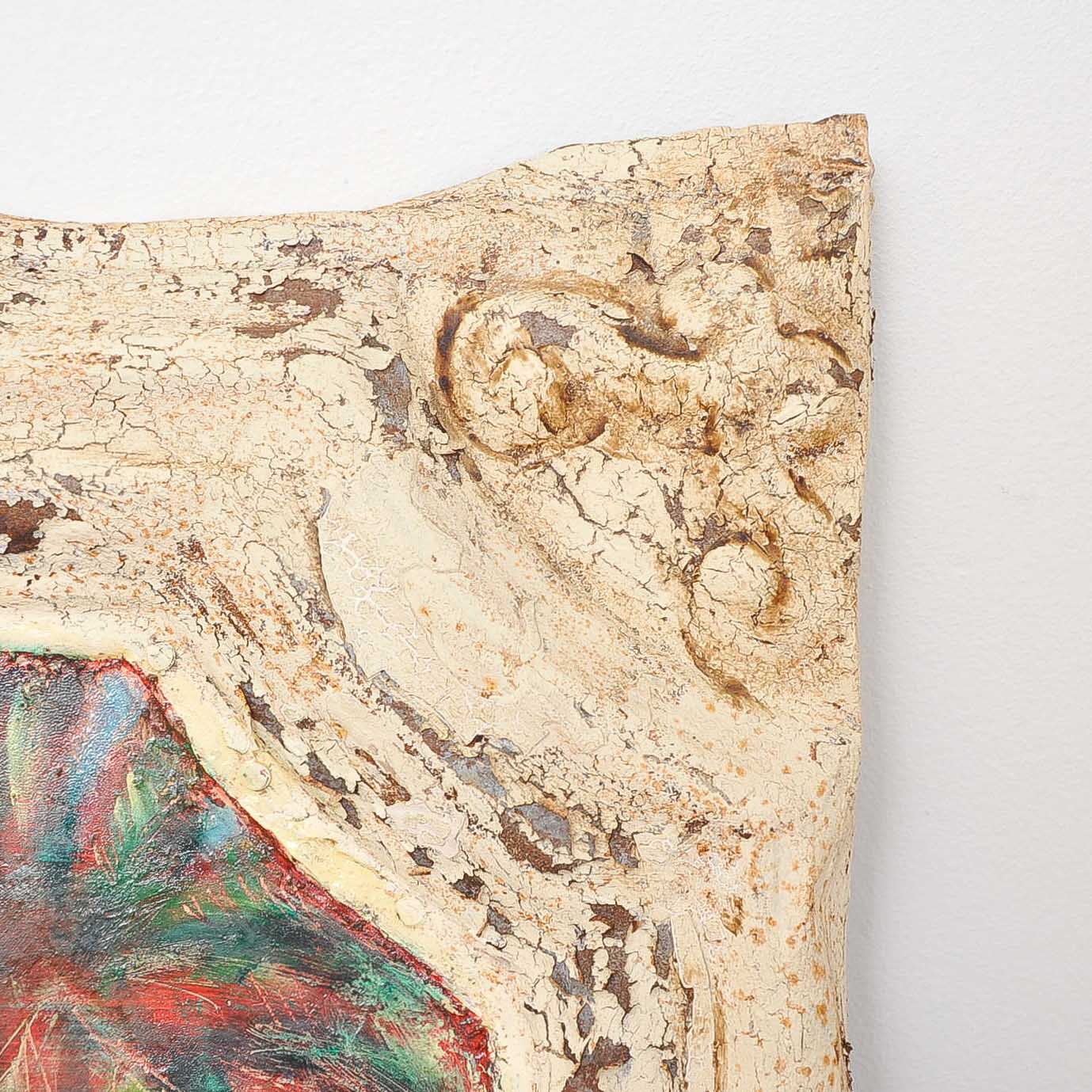 Original Warren Long Oil on Wood Painting