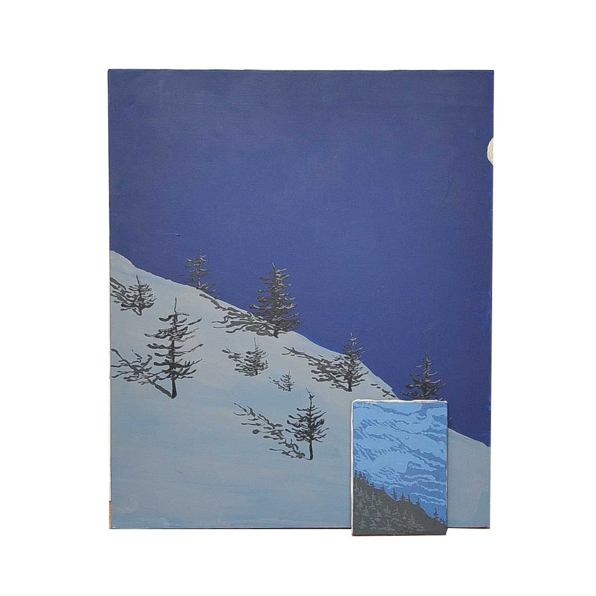 Original Titus Welliver Acrylic on Canvas Paintings