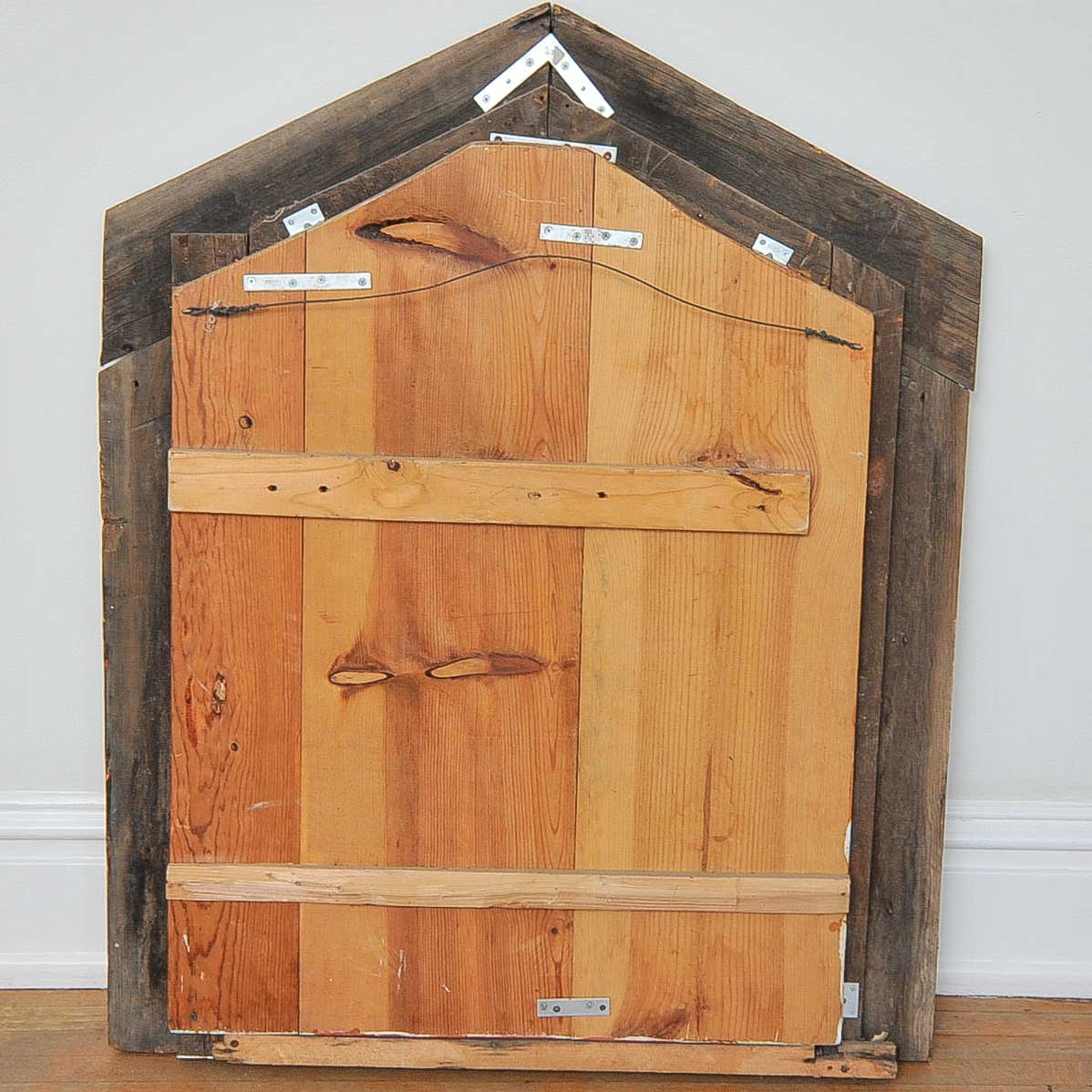 Original Warren Long Acrylic on Wood Painting of the Crucifixion