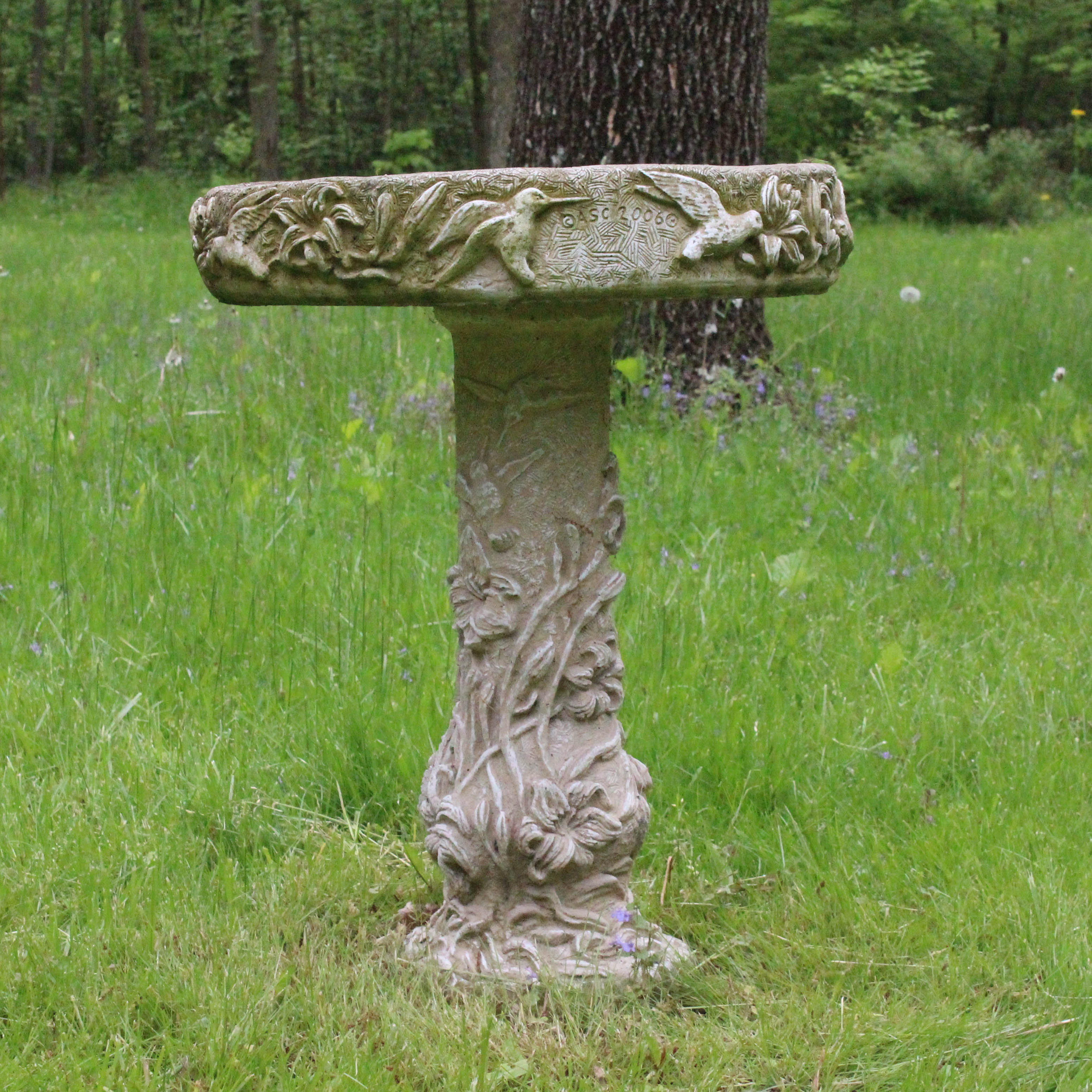 Concrete Garden Bird Bath