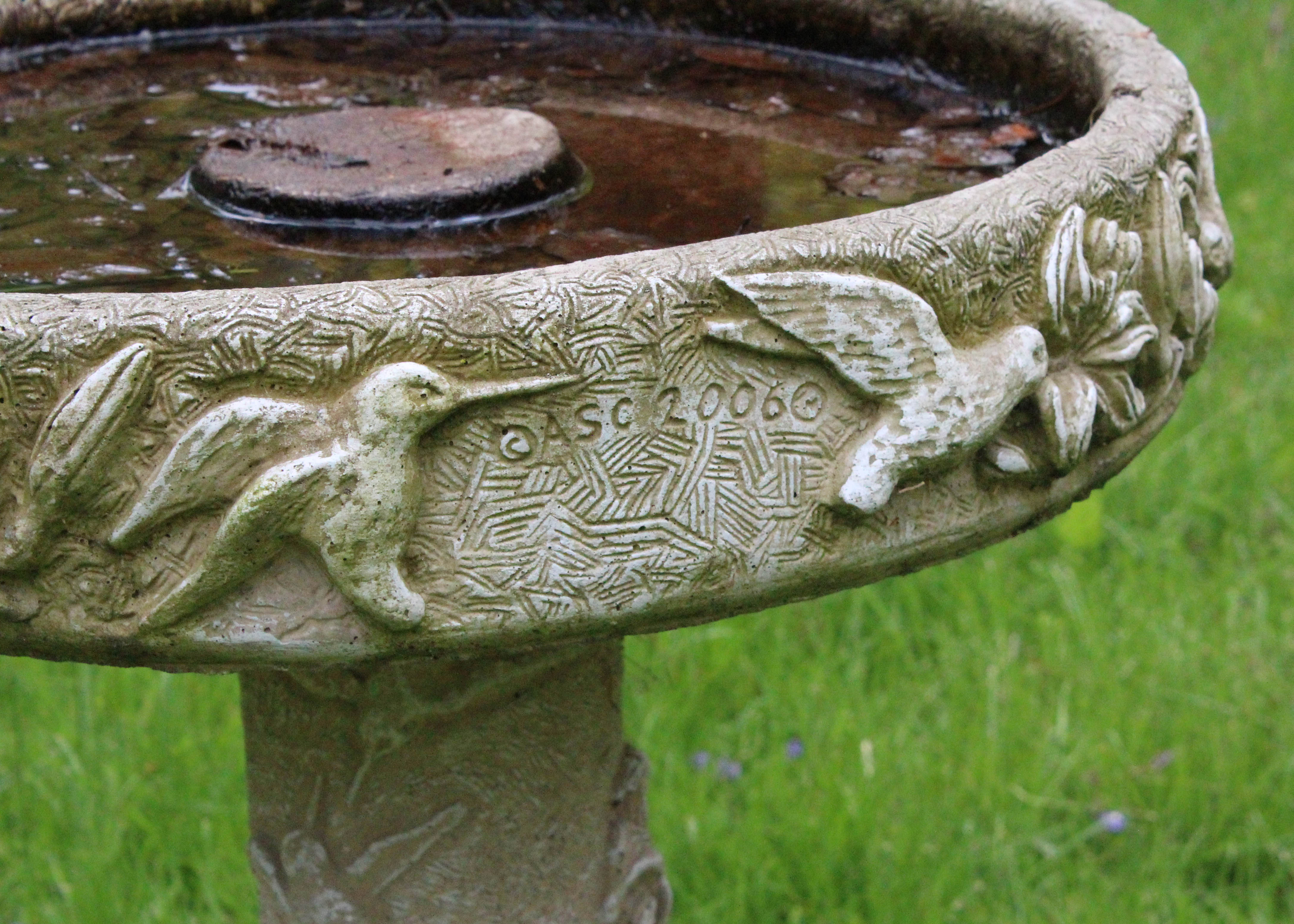 Concrete Garden Bird Bath