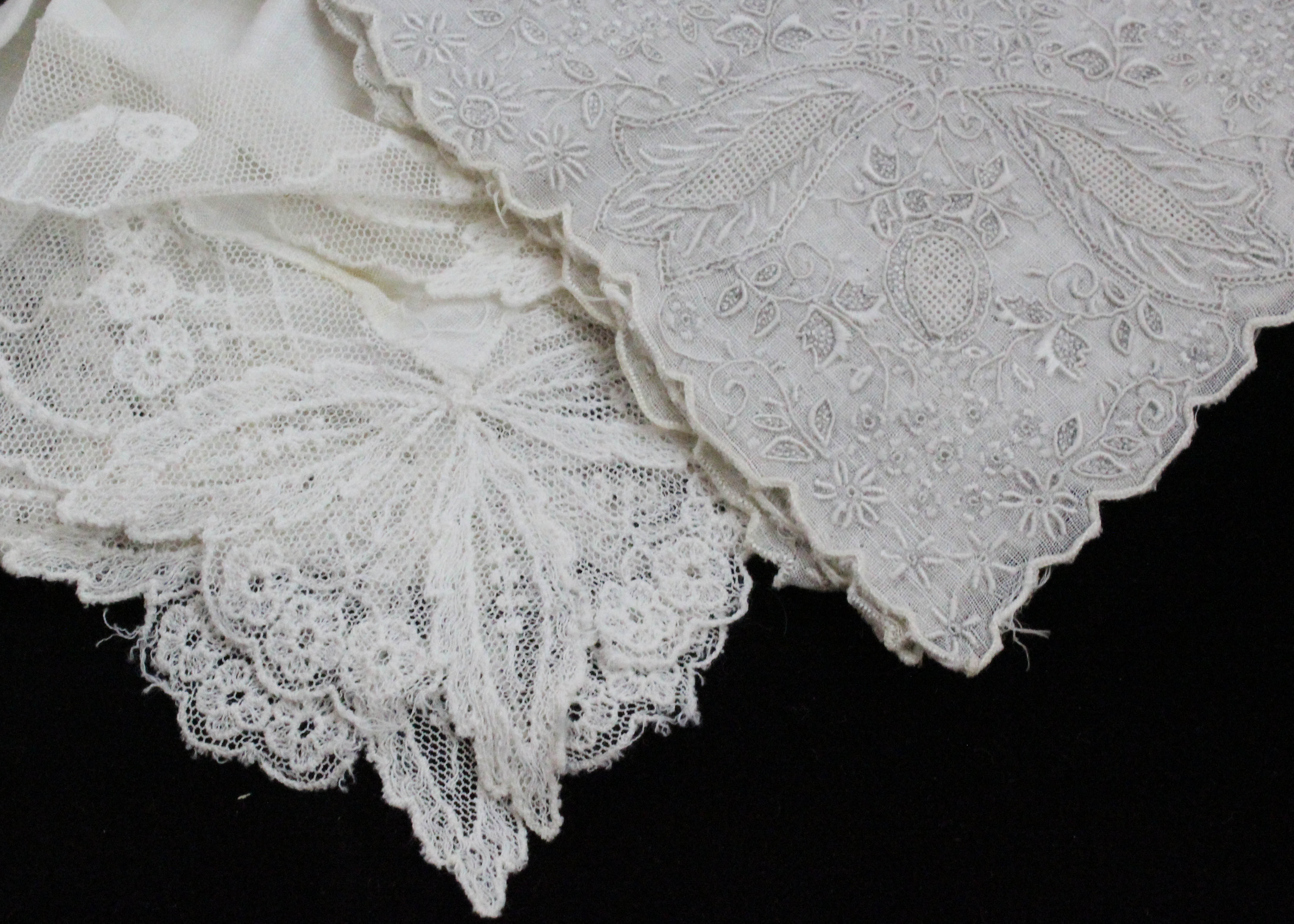 Collection of Vintage Gloves and Handerkerchiefs