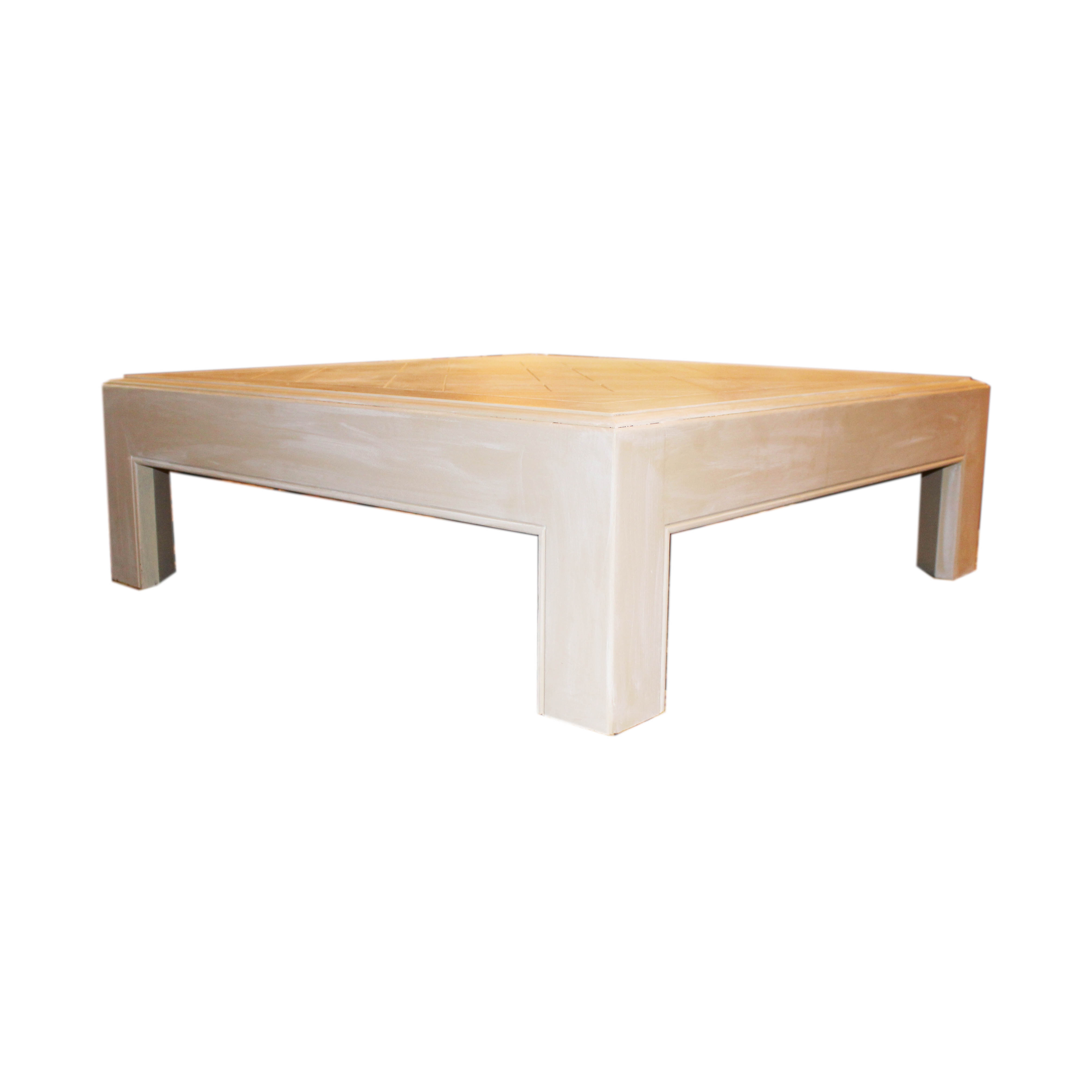 Off-White Wooden Coffee Table
