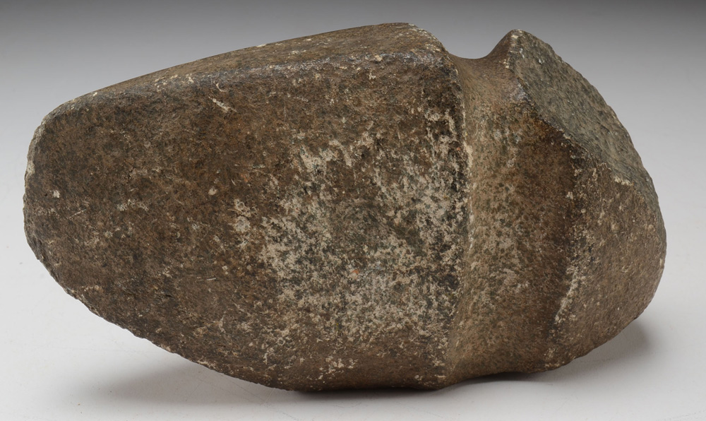 Native American Full Grooved Stone Axe Heads