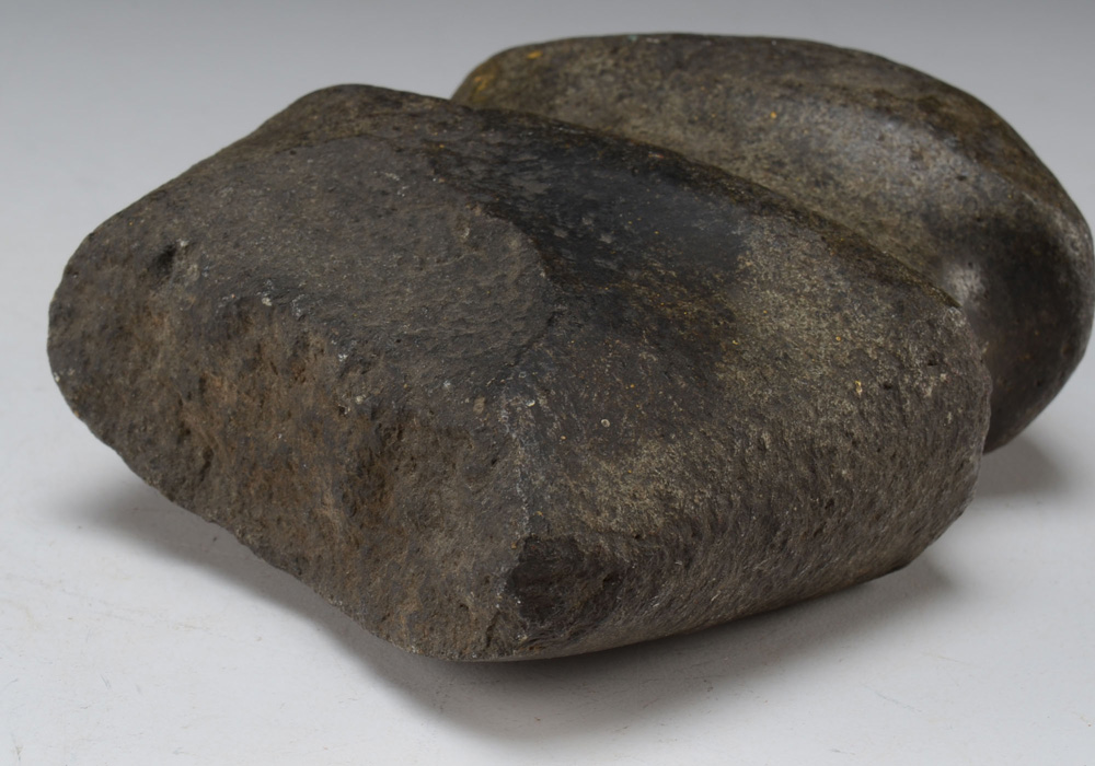 Native American Full Grooved Stone Axe Heads