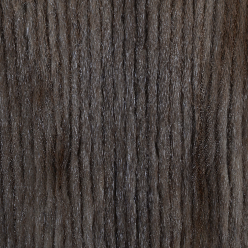 Alaskan Custom Built Furs of Kansas City Muskrat and Fox Fur Coat