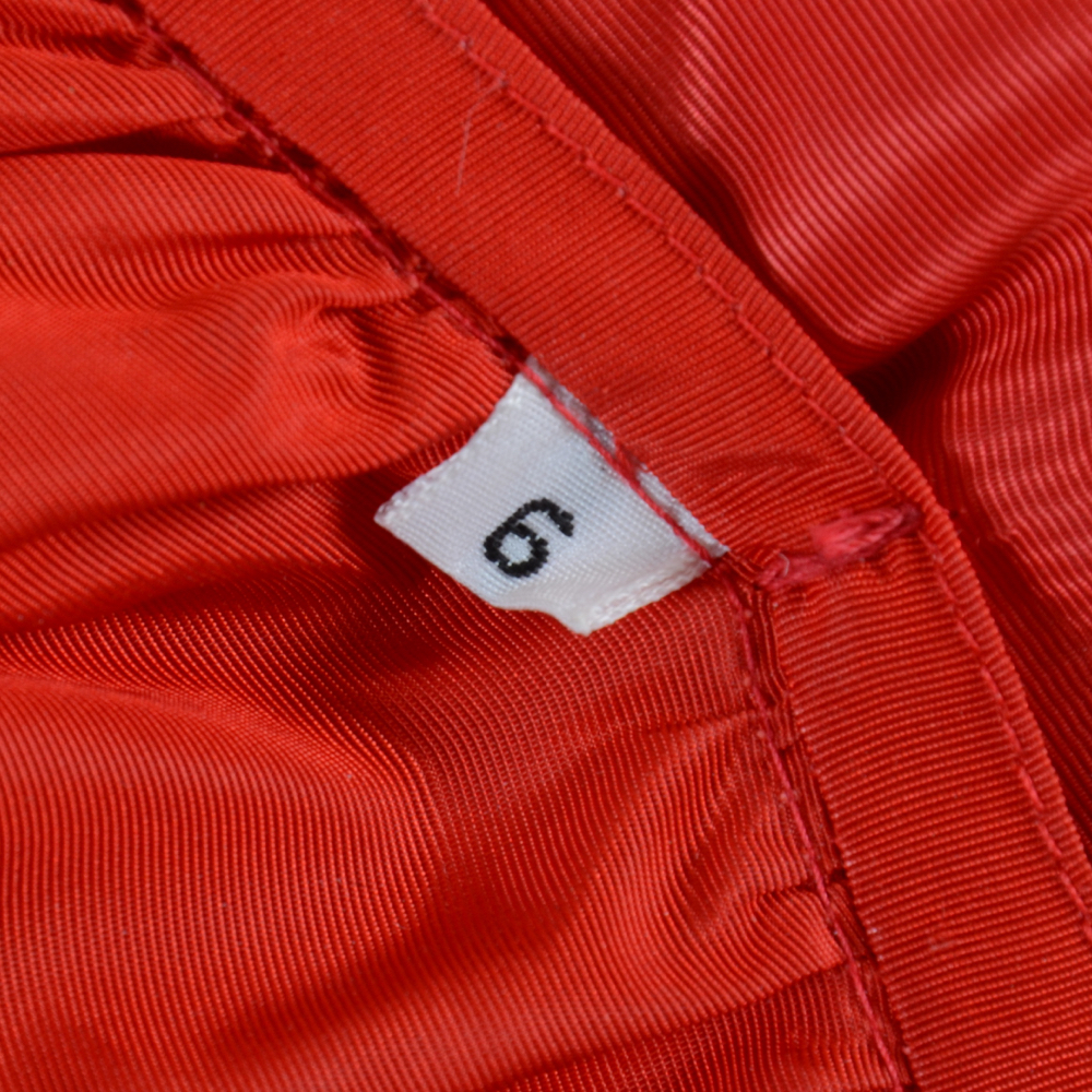 Rose Taft for Couture Fashions Red Moire Formal Dress