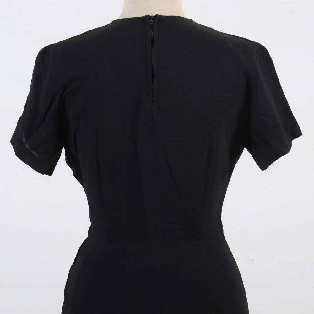 1940s Vintage Elinor Gay Crepe Dress