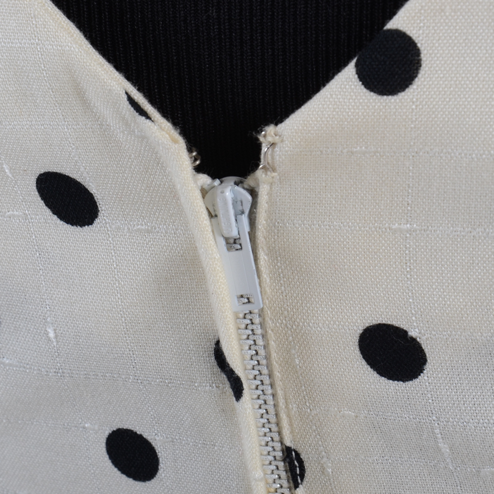 1950s Retro Vintage Polka Dot Cocktail Dress