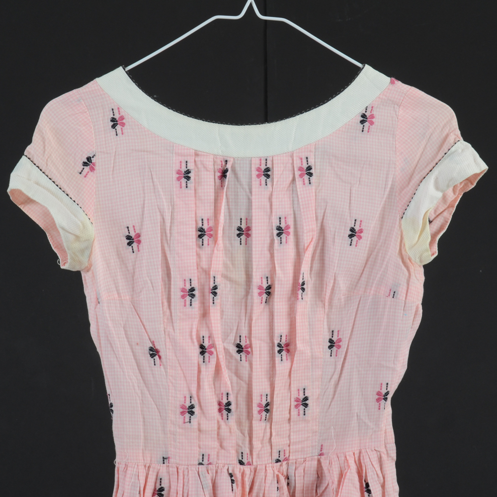 1950s Vintage Gingham Dress