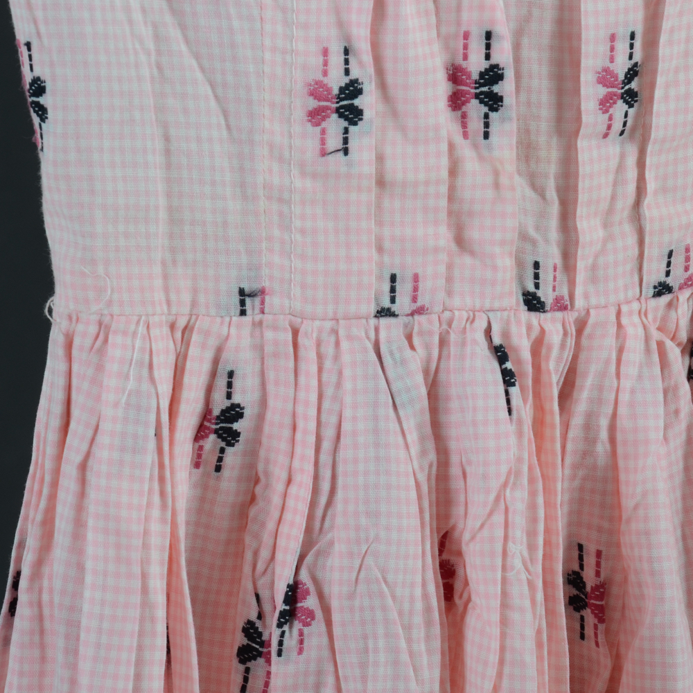 1950s Vintage Gingham Dress