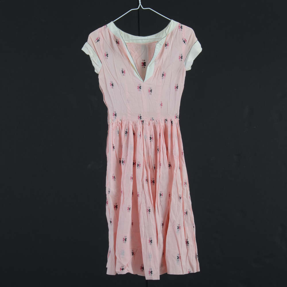 1950s Vintage Gingham Dress