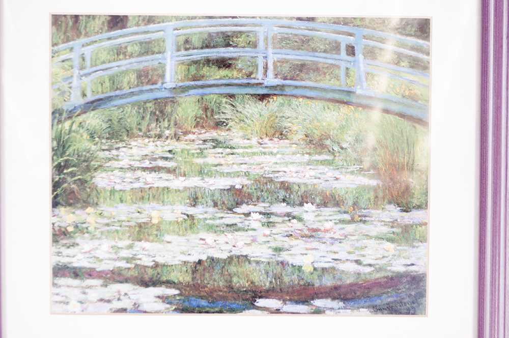Claude Monet "Japanese Footbridge" Lithograph