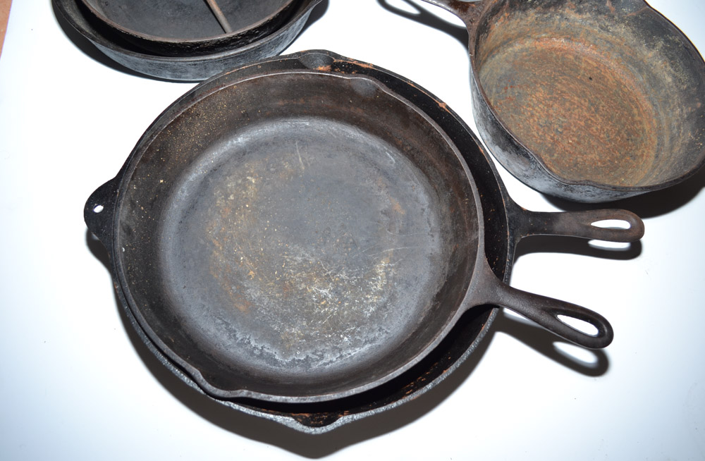 Collection of Cast Iron Cook Ware