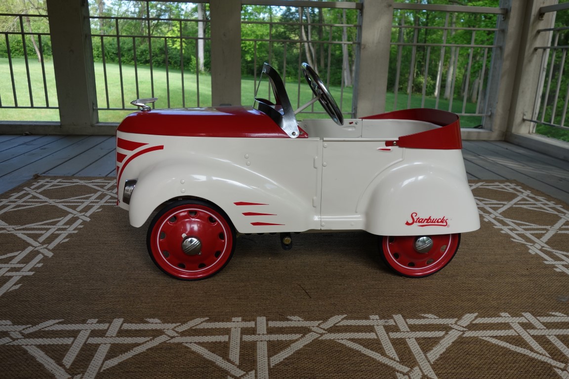 Rare Limited Edition Starbucks Gendron Child's Pedal Car