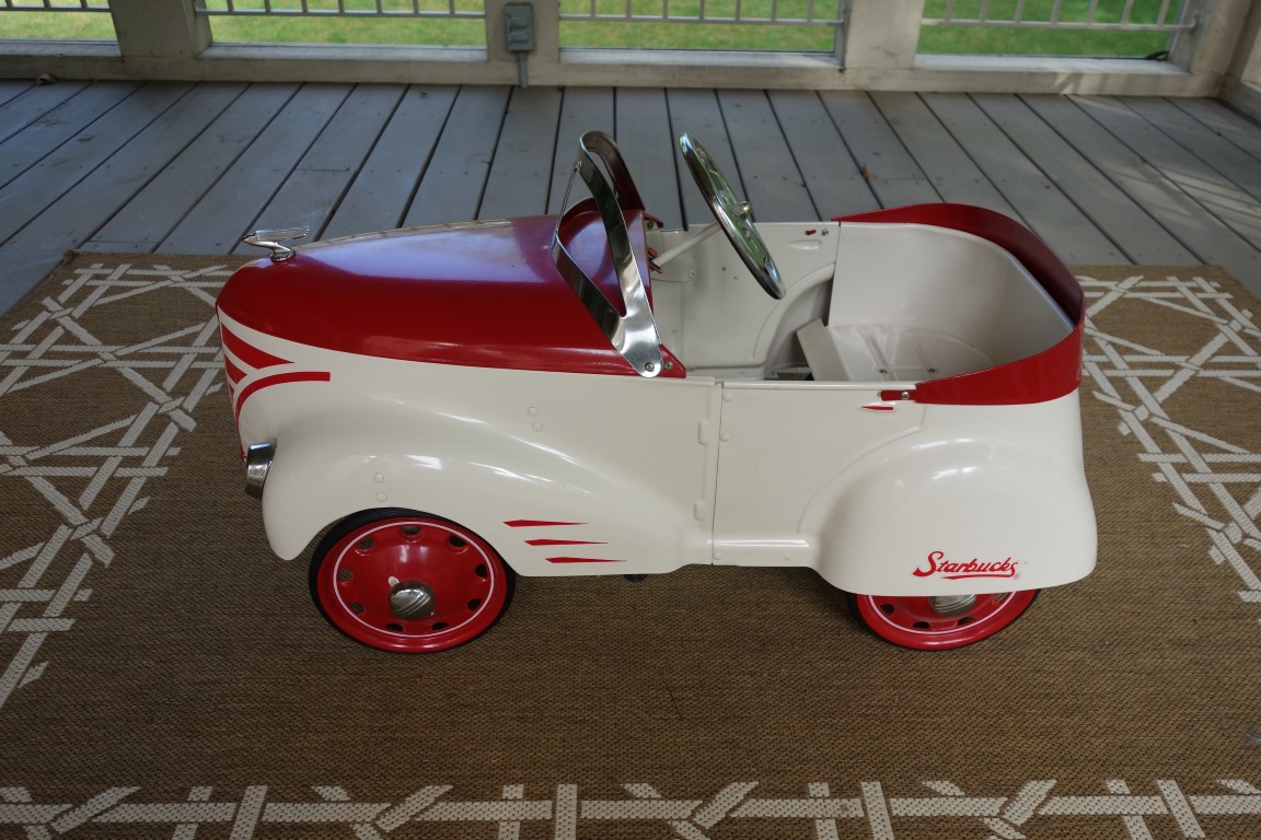 Rare Limited Edition Starbucks Gendron Child's Pedal Car
