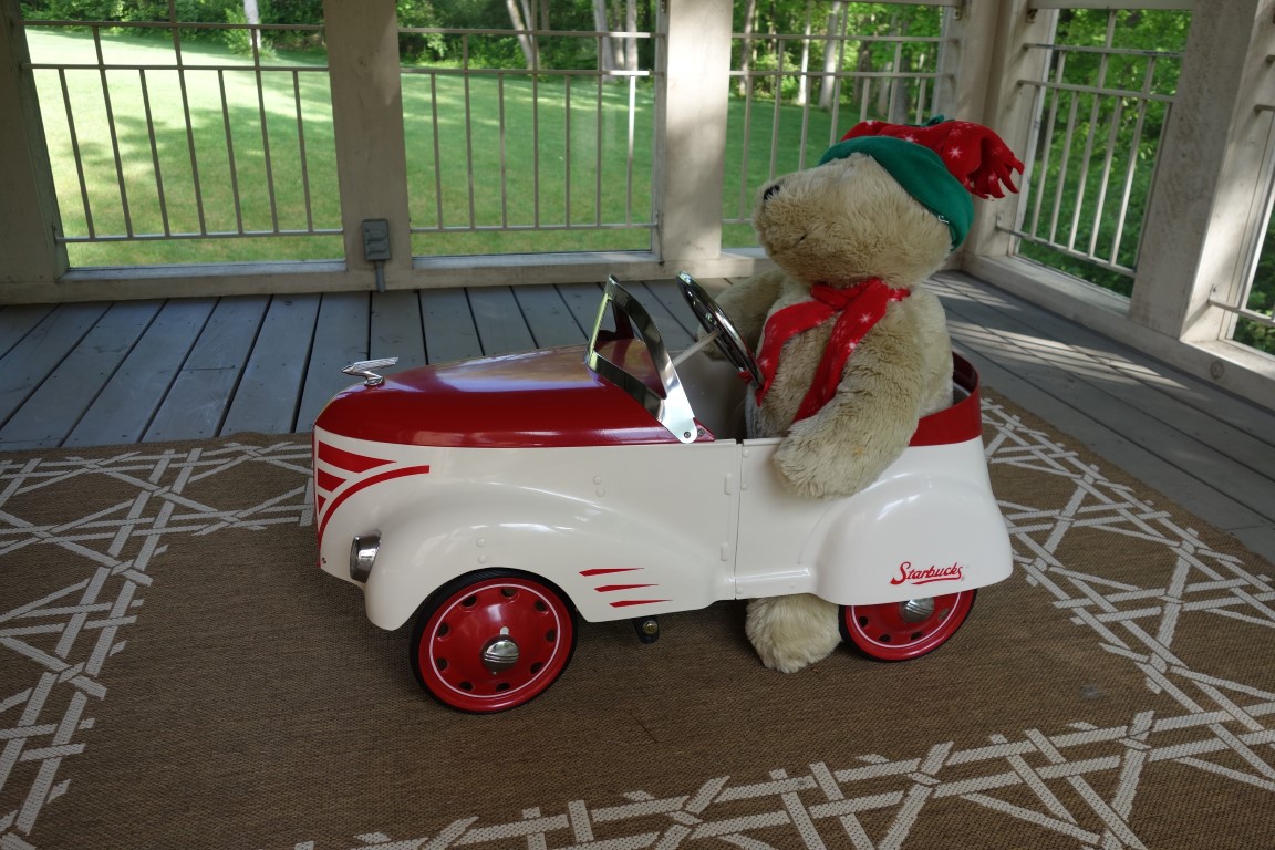 Rare Limited Edition Starbucks Gendron Child's Pedal Car