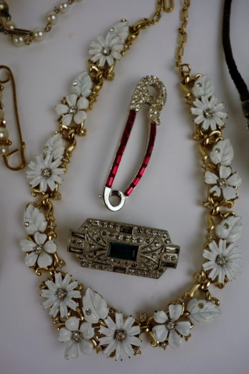Assortment of Antique, Vintage And Art Deco Costume Jewelry