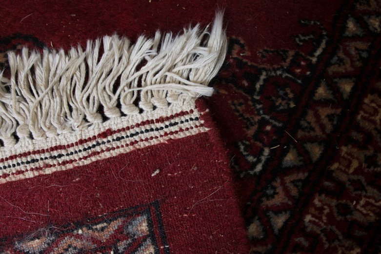 Hand Woven Afghan Bokhara Accent Rug