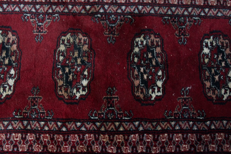 Hand Woven Afghan Bokhara Accent Rug