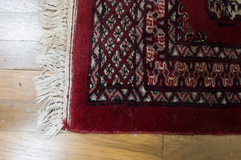 Hand Woven Afghan Bokhara Accent Rug