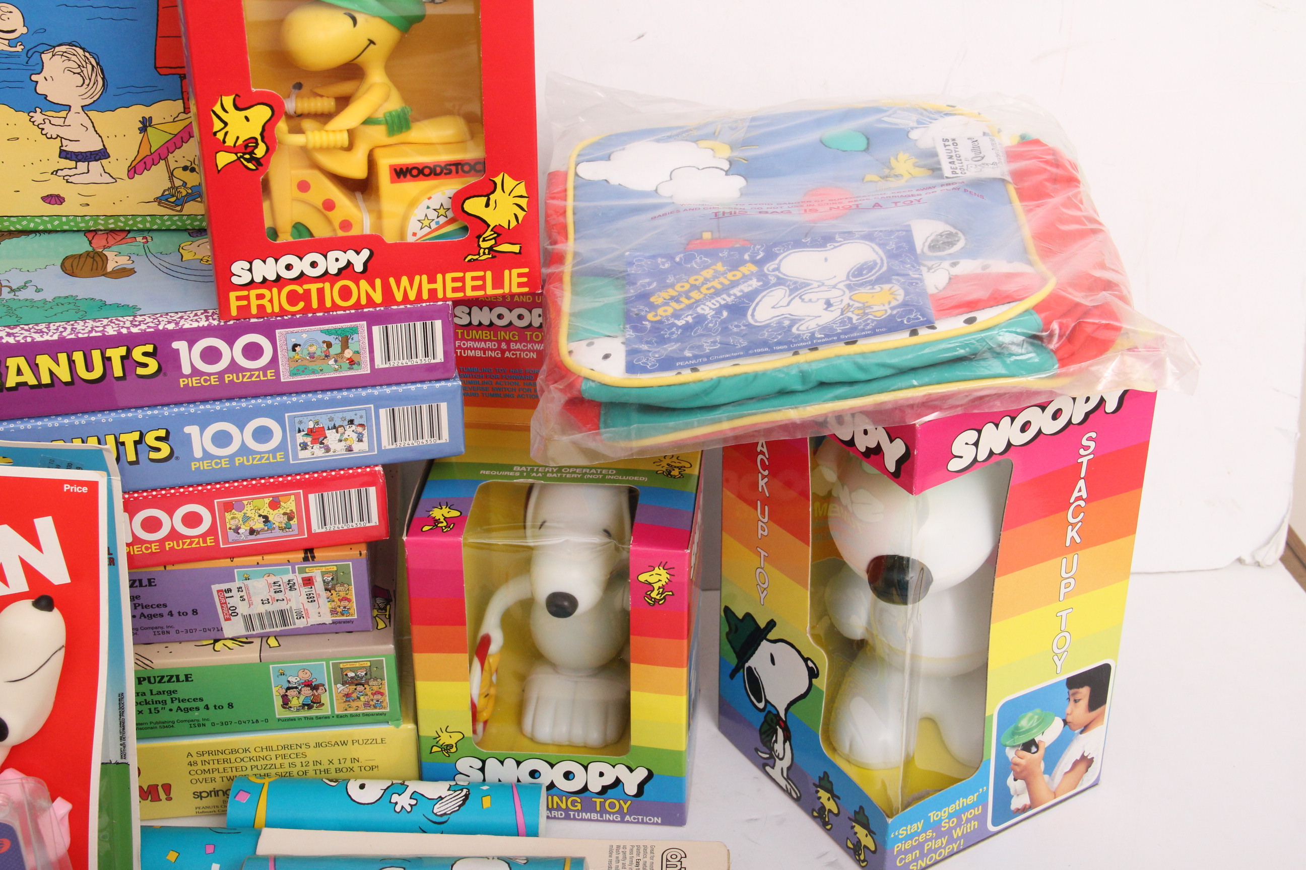 Collection of New Snoopy and Woodstock Toys