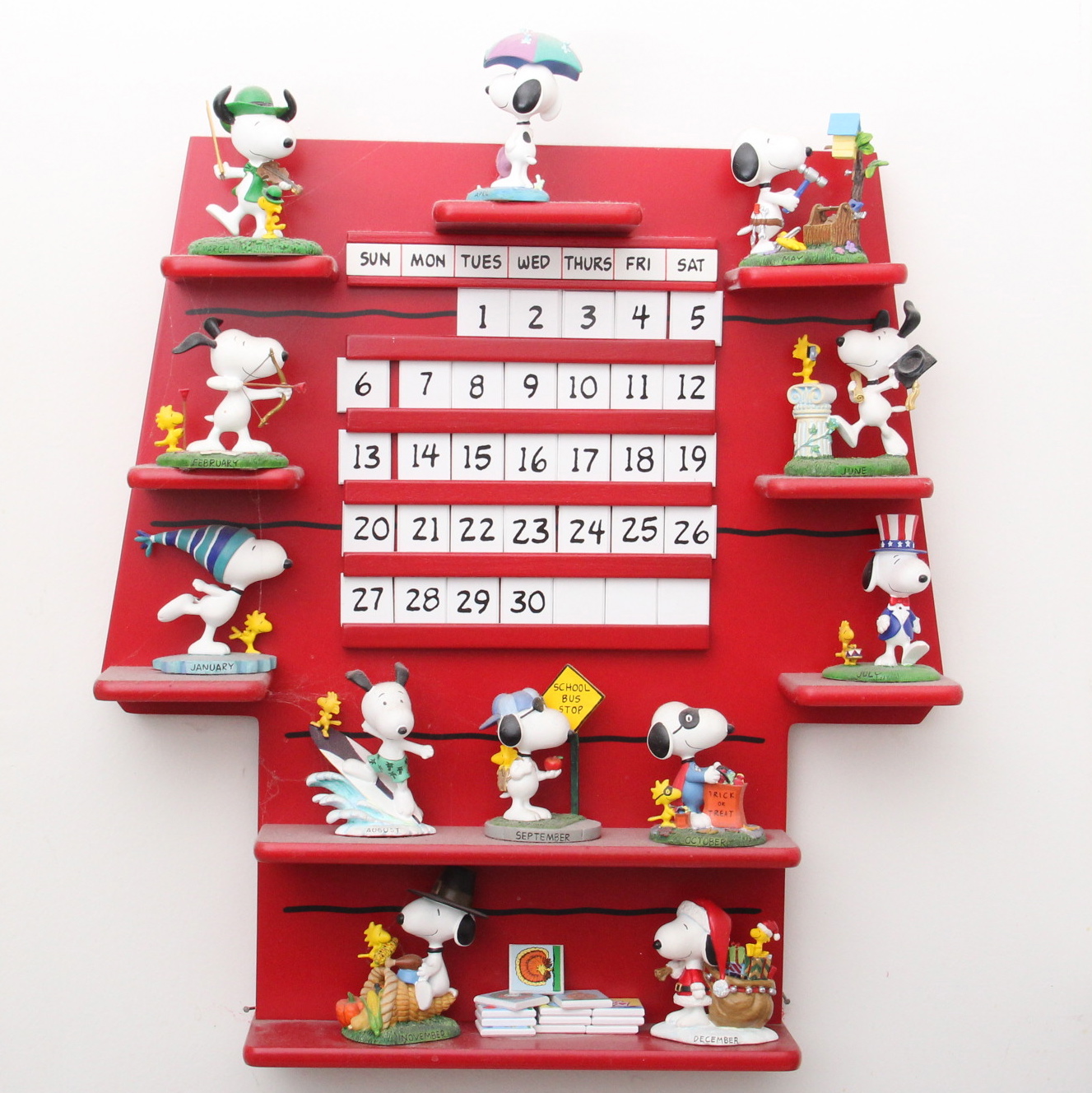 Snoopy  and Woodstock Perpetual Calendar